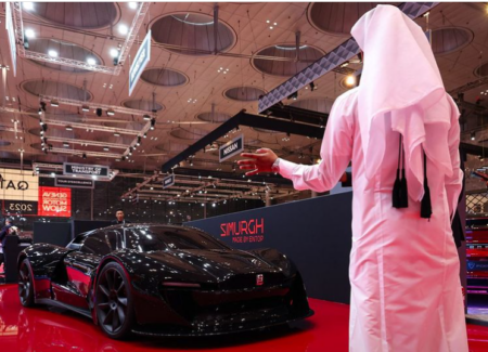 An Afghan supercar made its global debut at the Doha Motor Show
