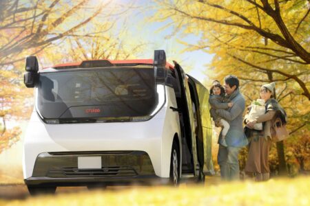 Driverless taxi in Japan