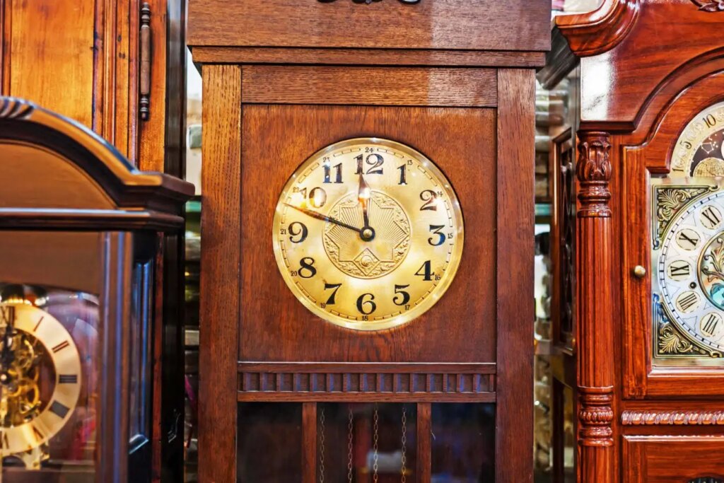 First Quantum Grandfather Clock: Exploring the Origins of Gravity