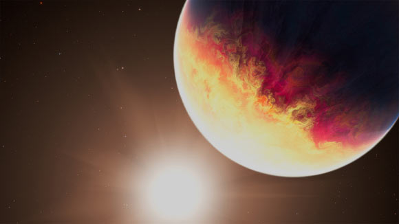 Webb Captures Stunning Moment of Jupiter-Sized Exoplanet Being Devoured by Its Star
