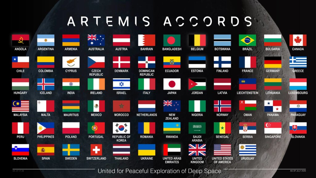 NASA Welcomes Mauritius as the 70th Nation to Sign the Artemis Accord