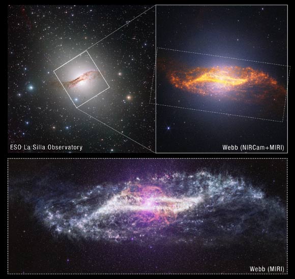 Webb Telescope Uncovers Centaur A’s Hidden Core: A Stunning Discovery