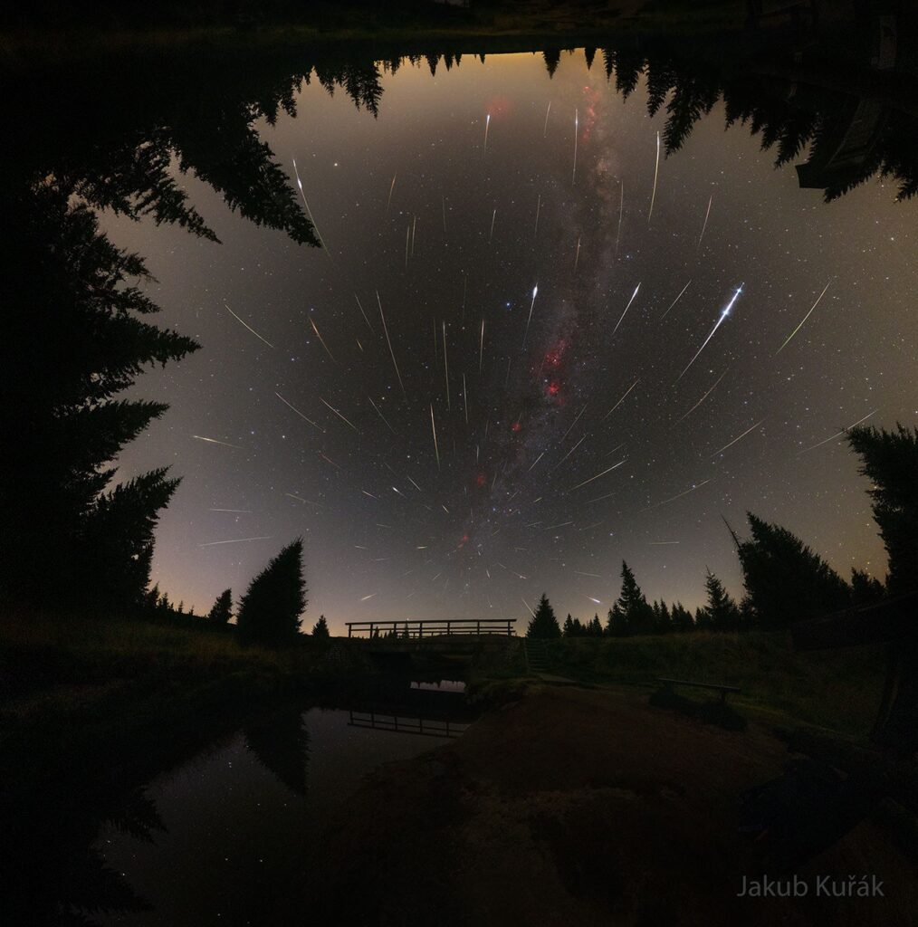 APOD August 18, 2026: Perseid Meteor Shower in the Constellation Perseus