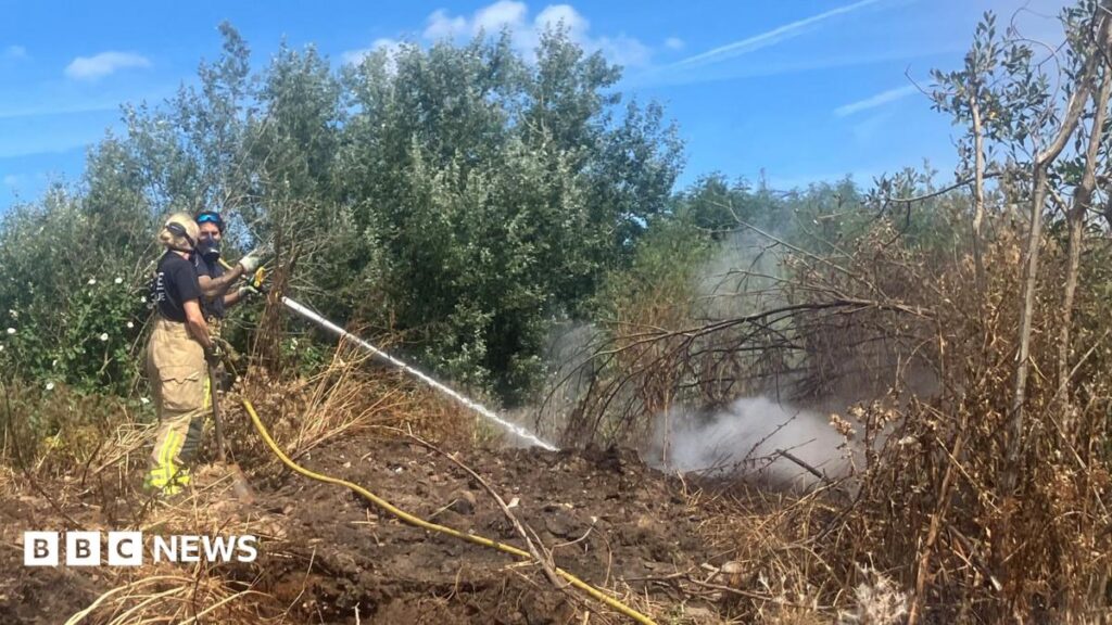 Blaze Breaks Out at Suspected Illegal Waste Dump in Trafford