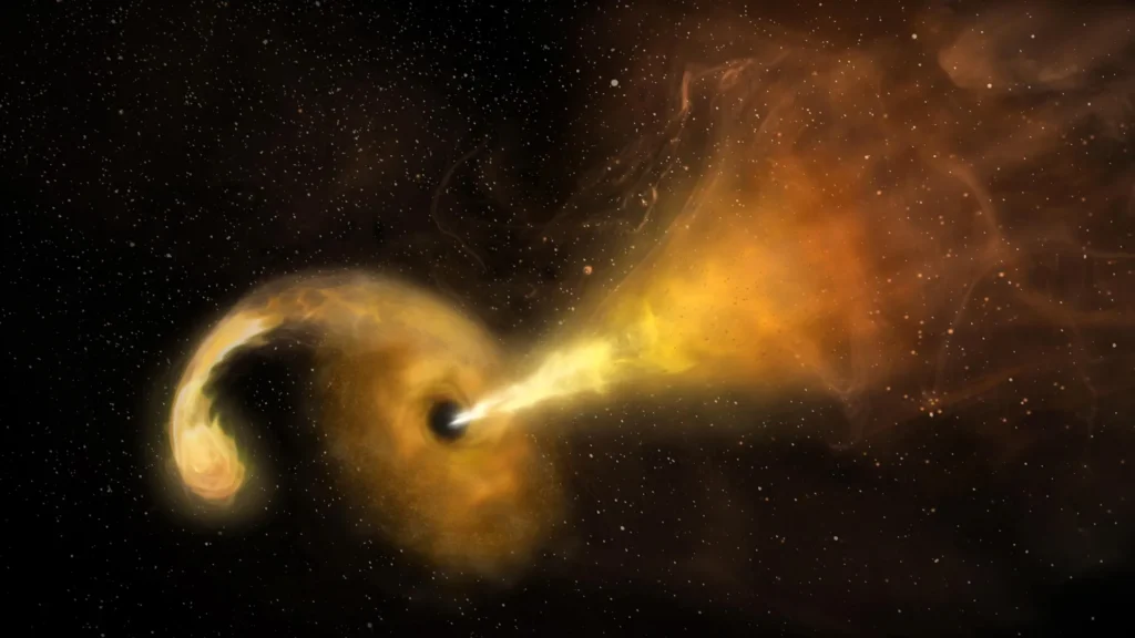 NASA’s Swift Detects Wandering Black Hole Devouring a Star With the Brightness of 10 Billion Suns