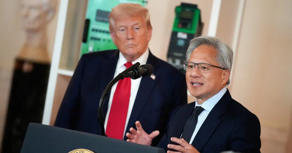 Nvidia CEO Jensen Huang Receives Call From Donald Trump During All-Hands Meeting