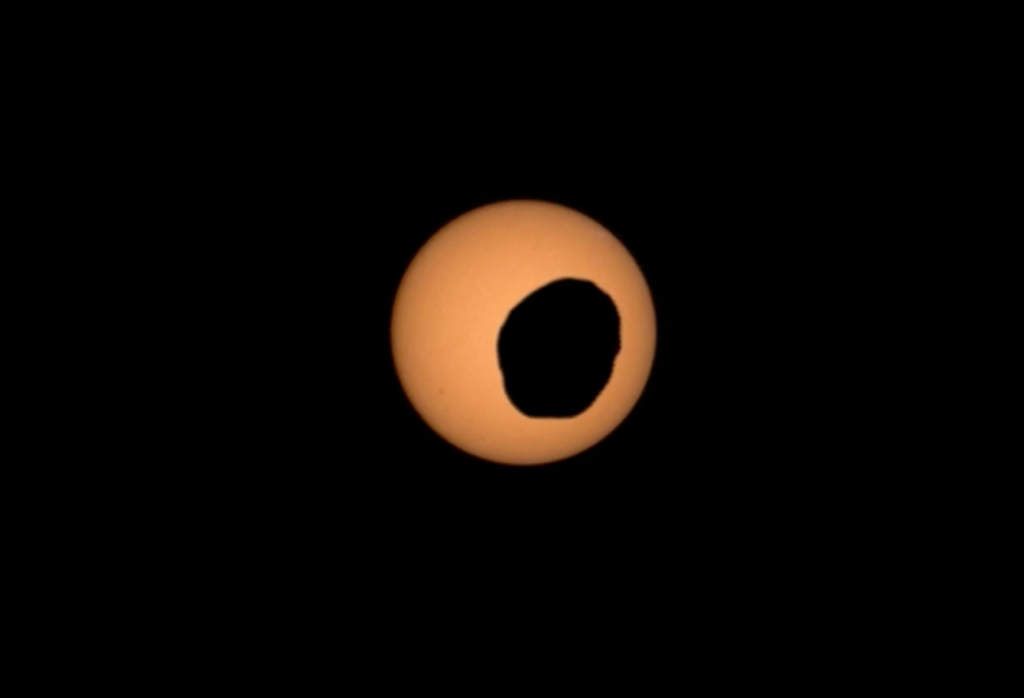 Patience Captures Another Transit of Mars’ Moon Phobos