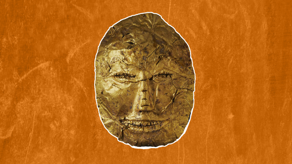 2,000-Year-Old Gold Funerary Mask Designed to Confuse Spirits and Protect the Living