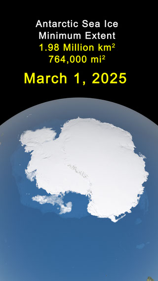 Arctic Sea Ice Reaches Its Annual Minimum Extent in 2026