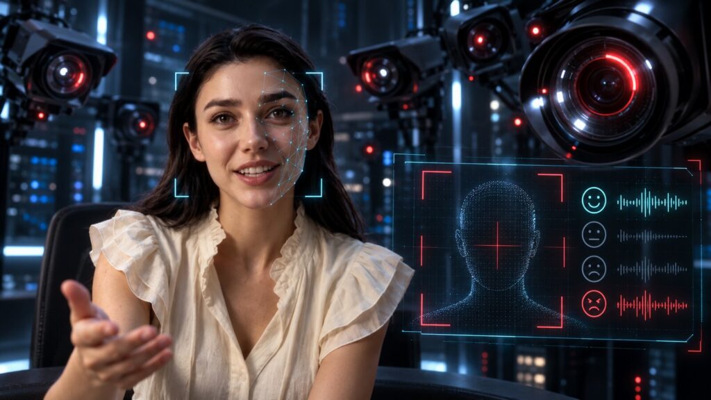Viral AI Actress Hotline Scans Callers’ Faces and Monitors Their Mood