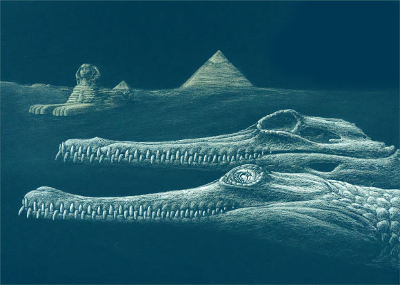 45-Million-Year-Old Crocodile Skull from Egypt Named Helgavialis chirensis