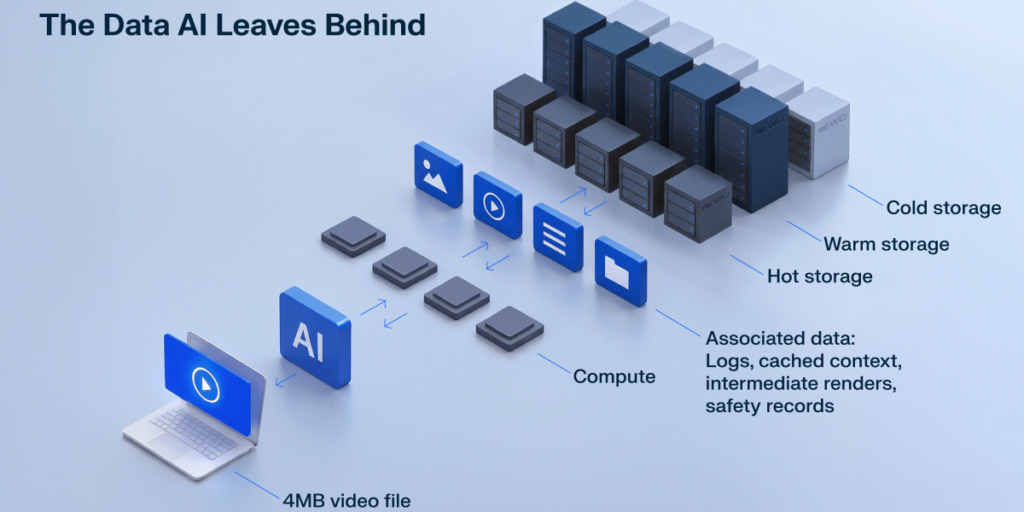 AI Inference Storage Costs: What AI Leaves Behind