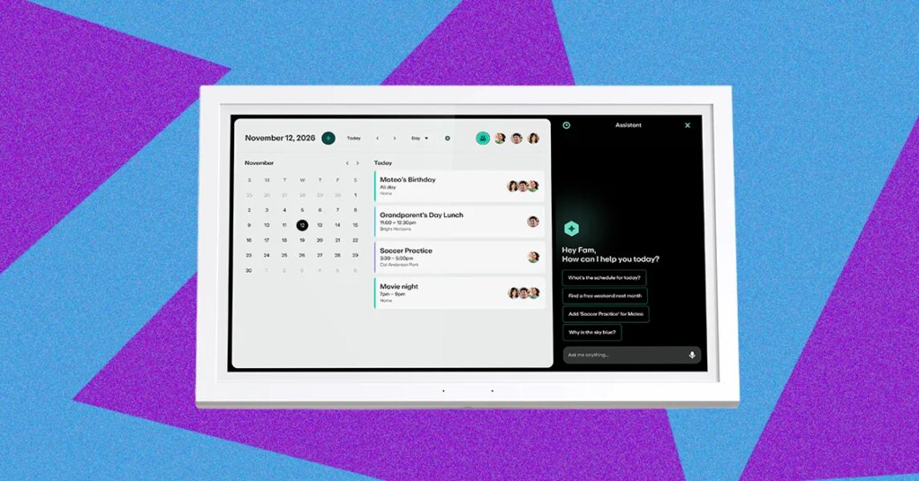 Greenlight Family Hub 2026 Review: Digital Wall Calendar with Voice Assistant