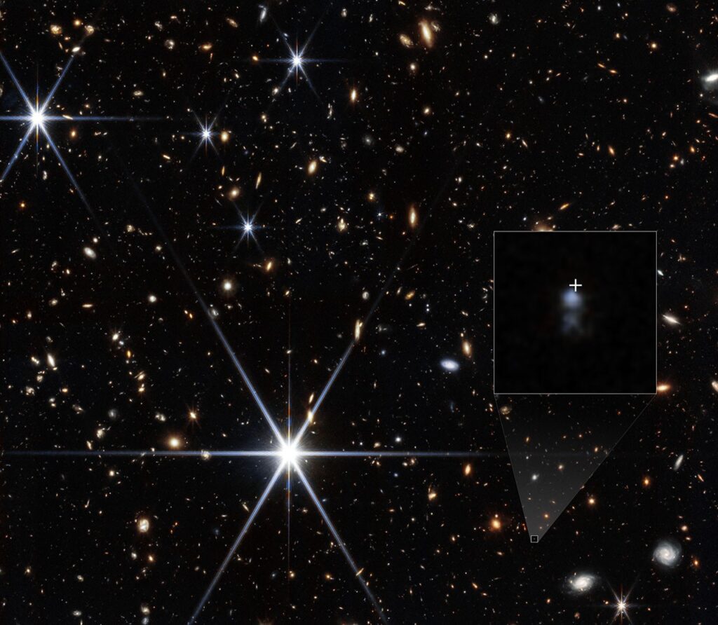 James Webb Telescope Measures Distance to Farthest Fast Radio Burst and Suggests Its Source