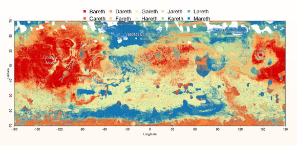 Planetary Scientists Create New Classification System and Map of Martian Soil