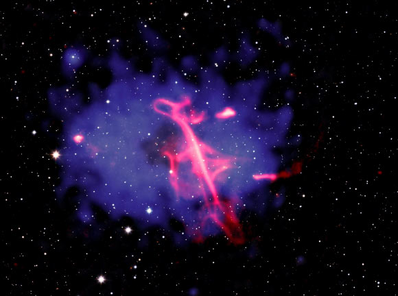 Treble Clef Radio Waves Reveal a Hidden Galaxy Cluster Behind the Milky Way
